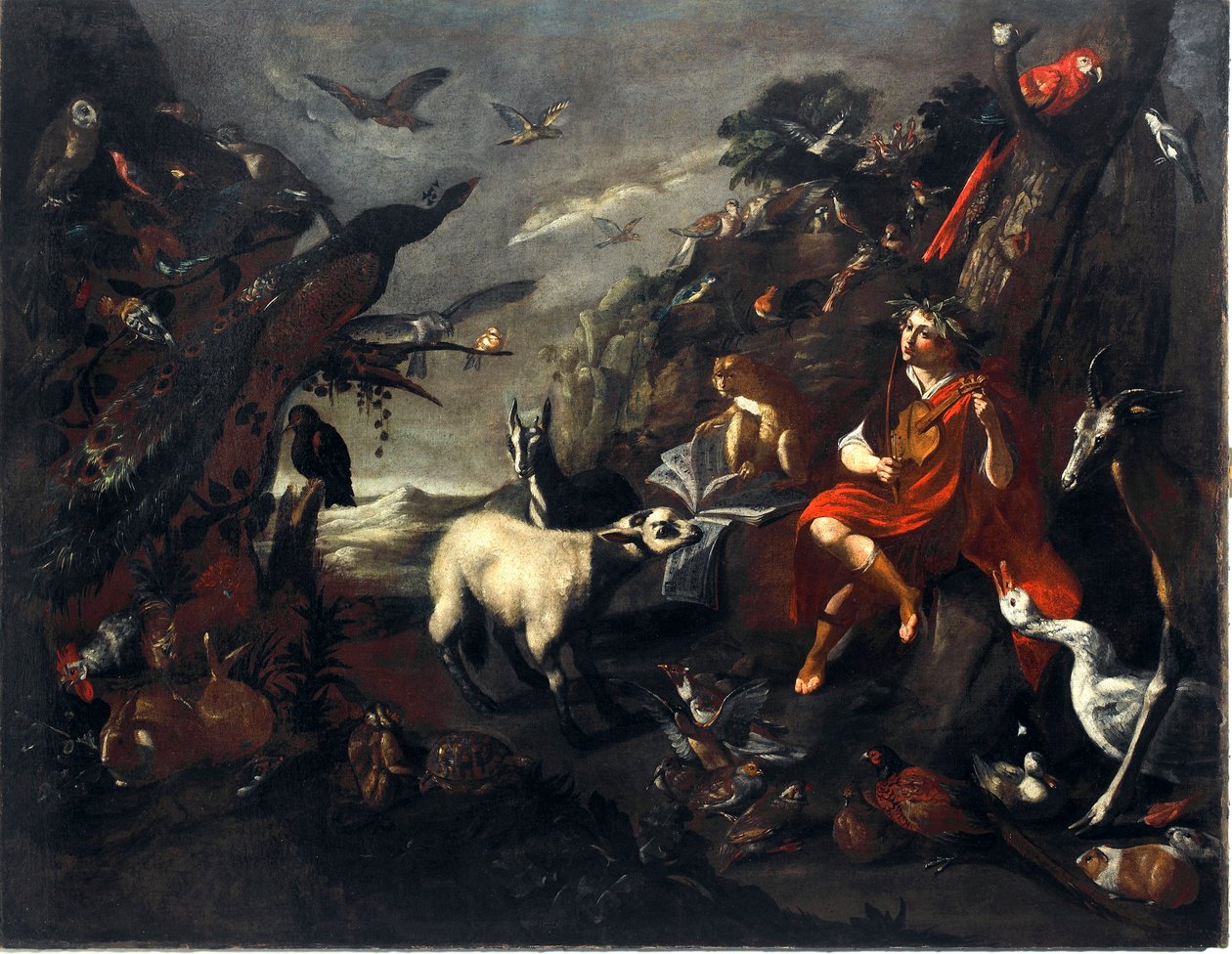 Orpheus en de Dieren door Sinibaldo Scorza
