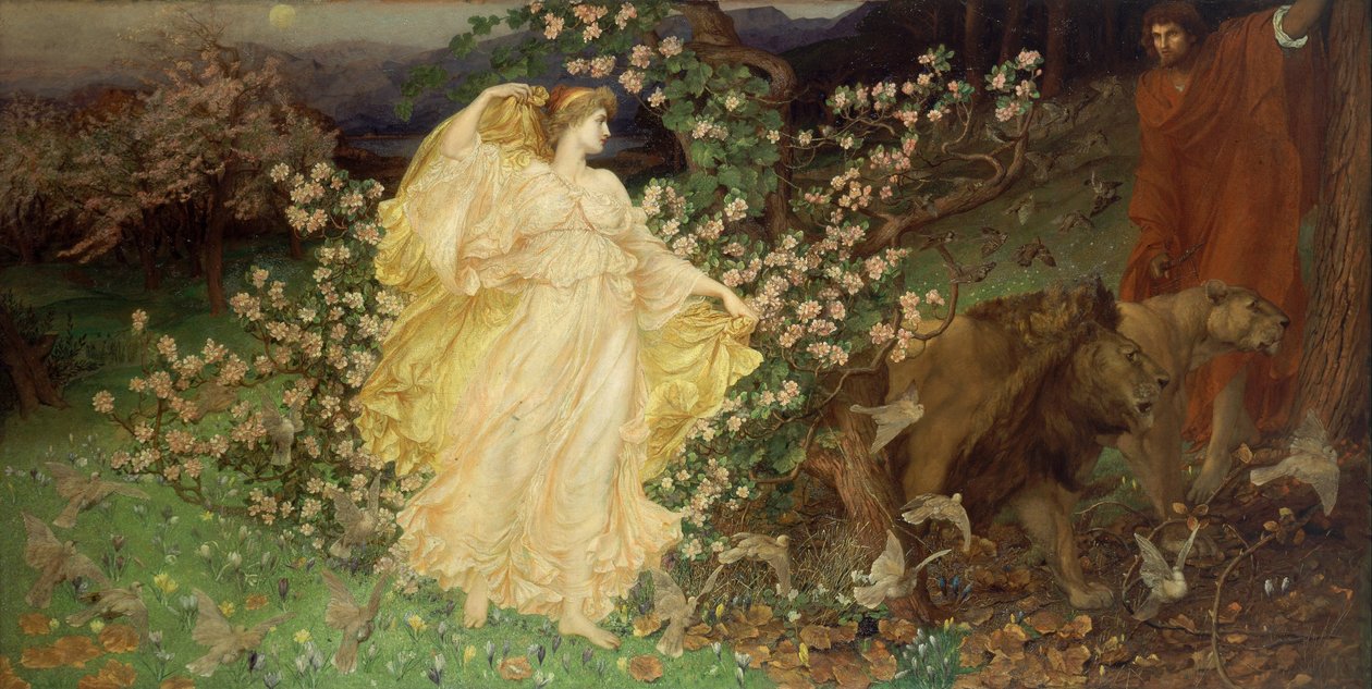 Venus en Anchises door William Blake Richmond