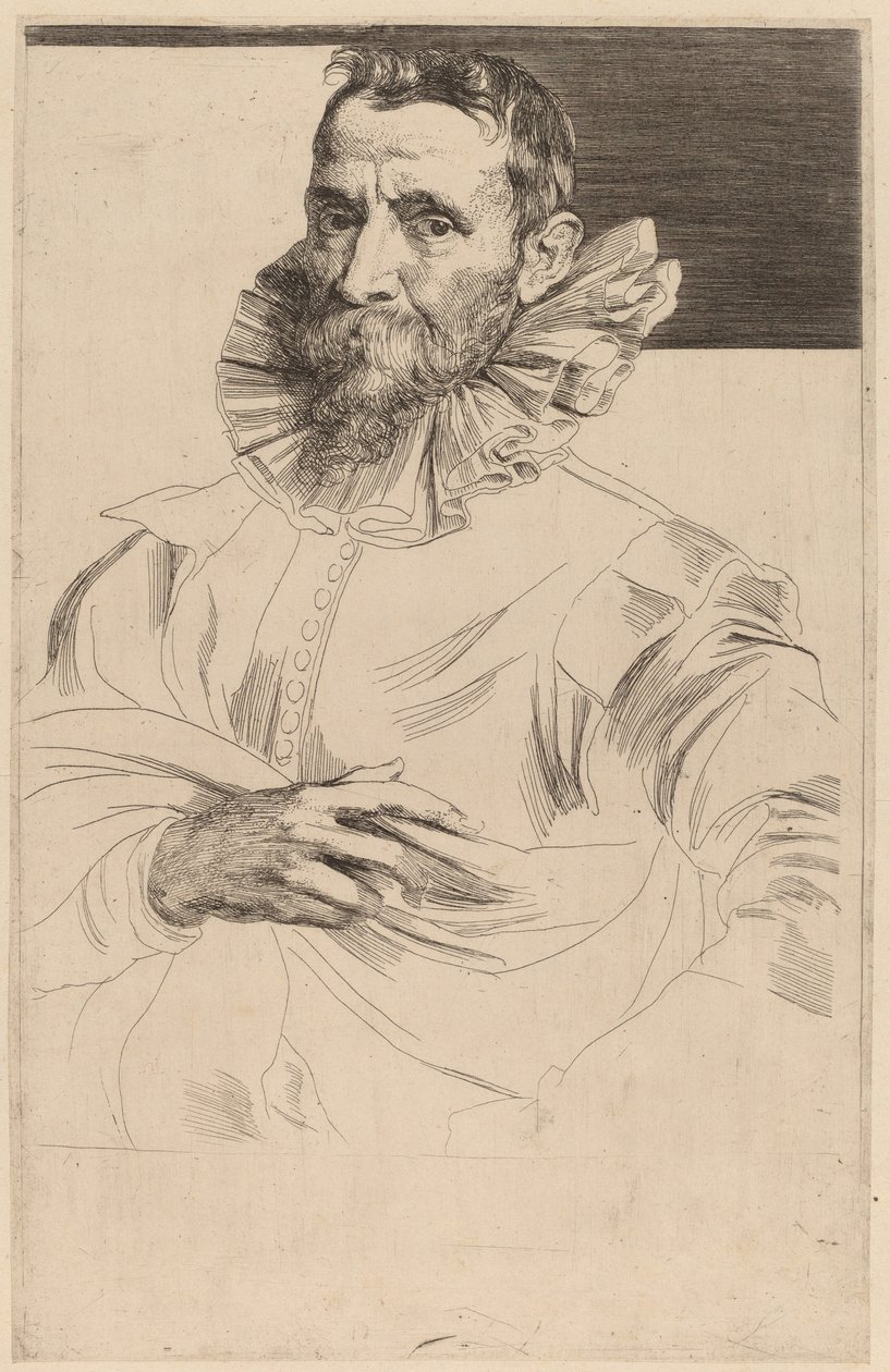 Jan Bruegel de Oude door Sir Anthony van Dyck