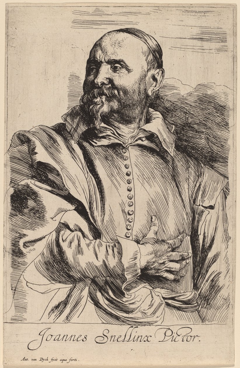 Jan Snellinx door Sir Anthony van Dyck