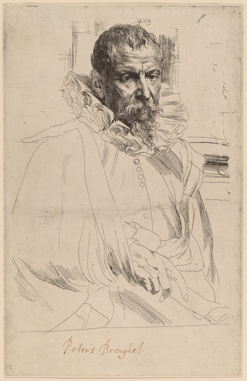 Pieter Bruegel de Jonge door Sir Anthony van Dyck