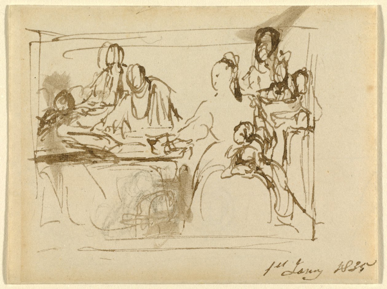 Een familiegroep door Sir David Wilkie