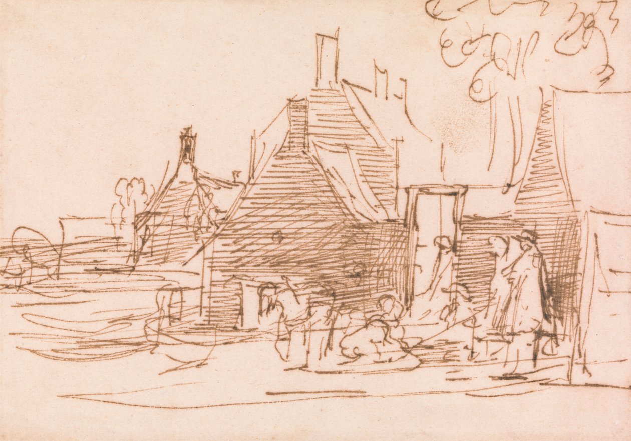 De pastorie, Cults, Fife: Het oude huis van de kunstenaar door Sir David Wilkie