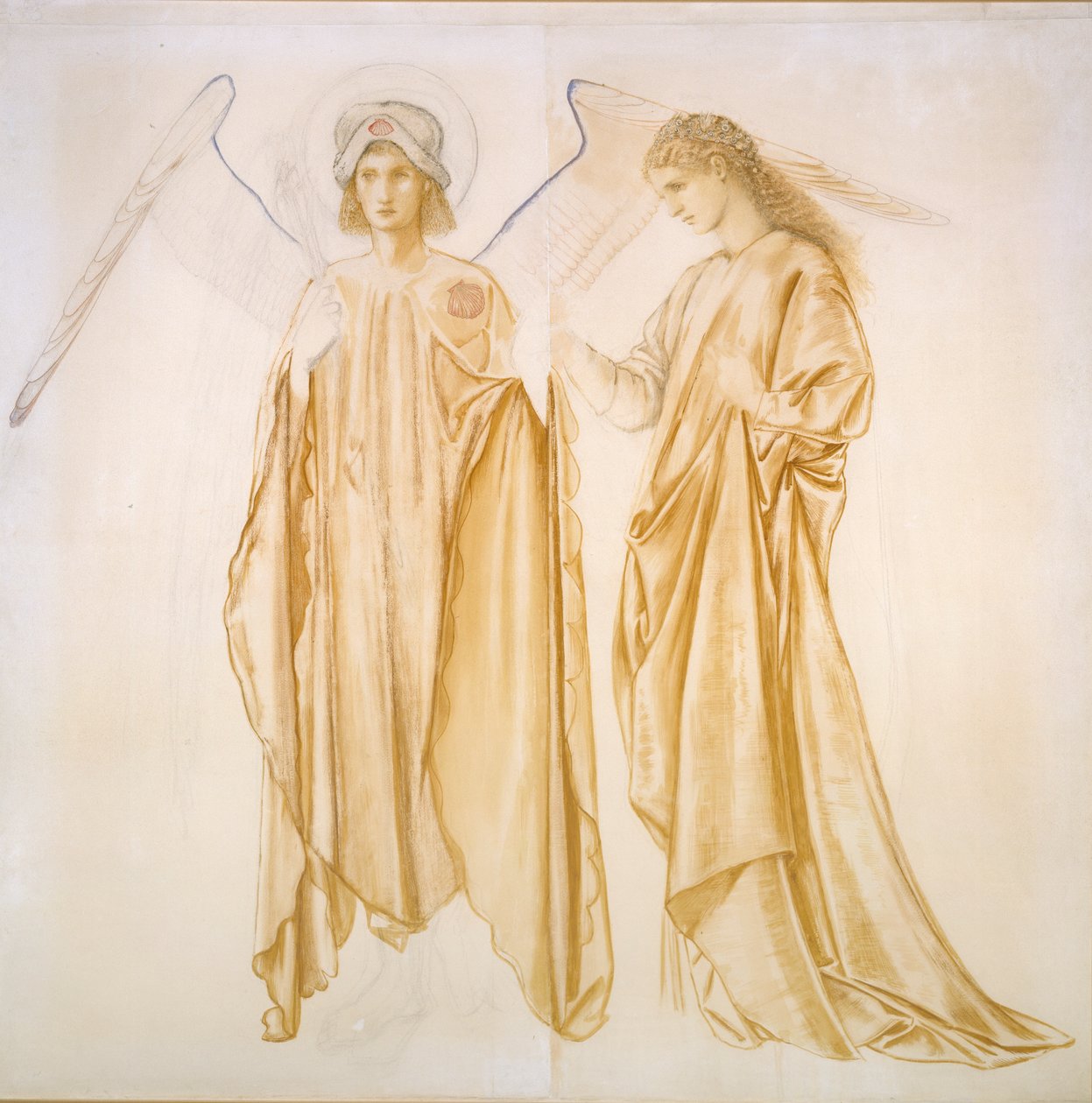 Liefde brengt Alcestis terug uit het graf door Sir Edward Coley Burne Jones