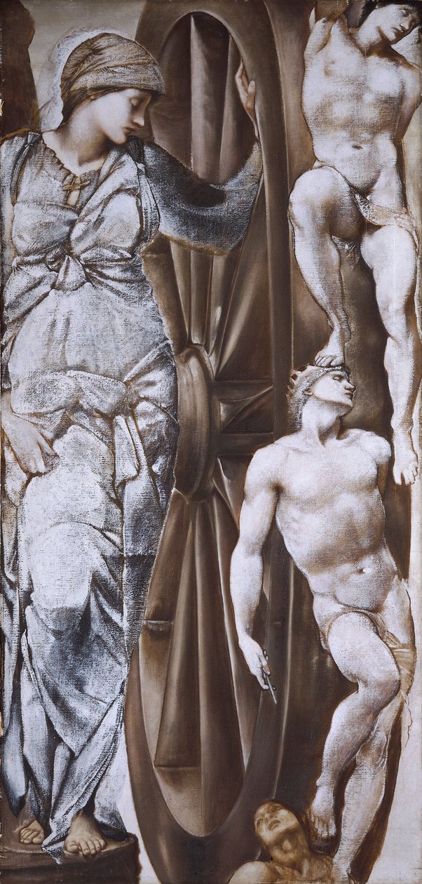 Het Rad van Fortuin, ca. 1882 door Sir Edward Coley Burne Jones