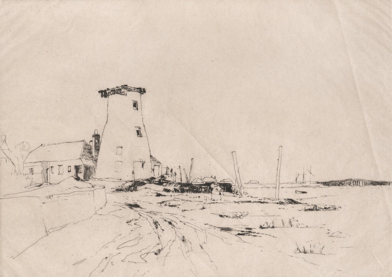 Langston Molen door Sir Frank Short