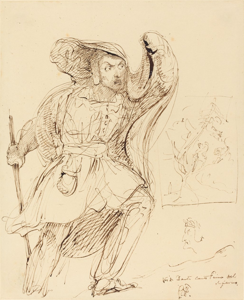 Studies voor een Scène uit Dante