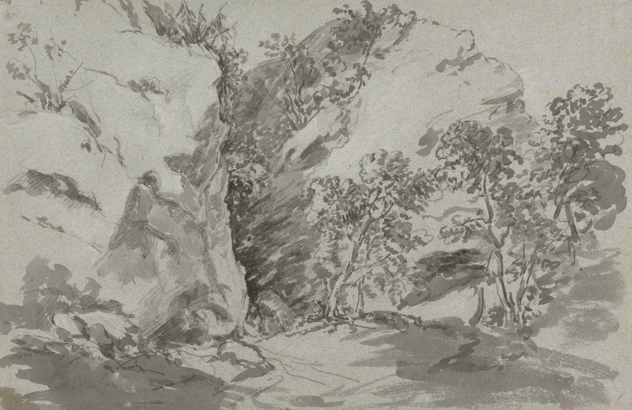 Vallei van Gothe door Sir George Howland Beaumont seventh Baronet
