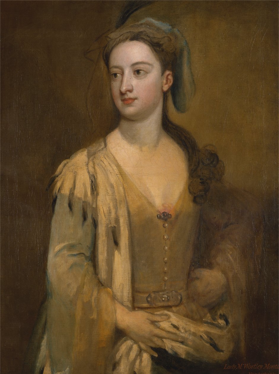 Lady Mary Wortley Montagu door Sir Godfrey Kneller
