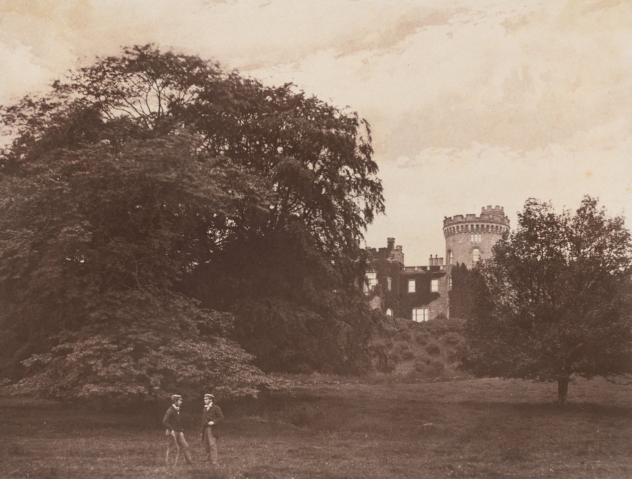 Kasteel Tullichewan, Vale of Leven, Schotland,1857 (foto) door Sir James Campbell of Stracathro