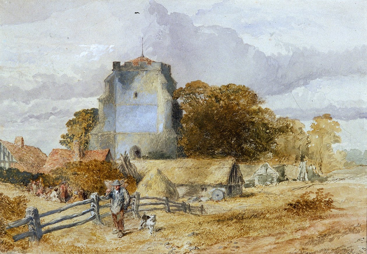 Westham Kerk, Pevensey, East Sussex, 1851-1859 door Sir John Gilbert