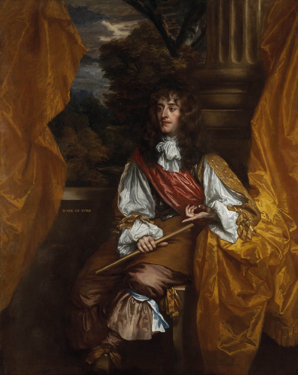 Portret van James II van Engeland 1633-1701, 1661 door Sir Peter Lely