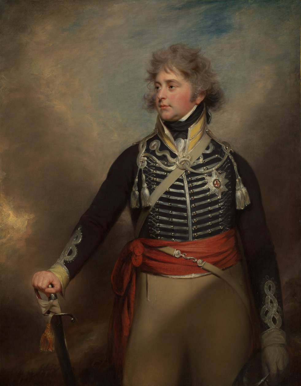 George IV 1762-1830, Toen Prins van Wales door Sir William Beechey