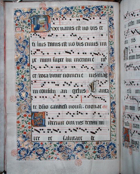 Temporal gebruikt door de Zusters van de Congregatie van de Karmelieten van Brugge, geschreven door Zuster Margarita Bruynewe door Sister Cornelia Wulfekkercke