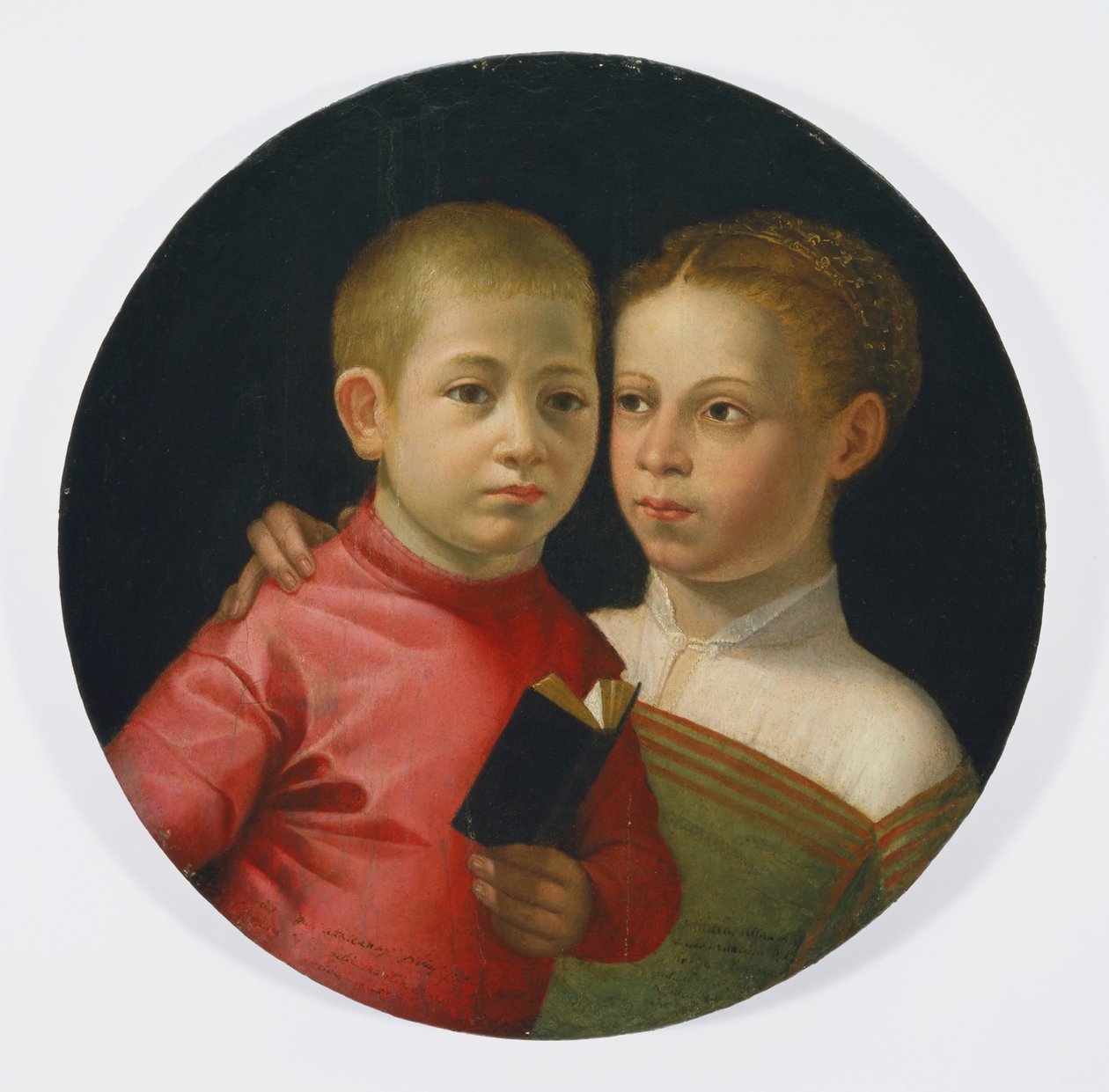 Dubbelportret van een Jongen en Meisje van de Attavanti Familie, ca.1580 door Sofonisba Anguissola