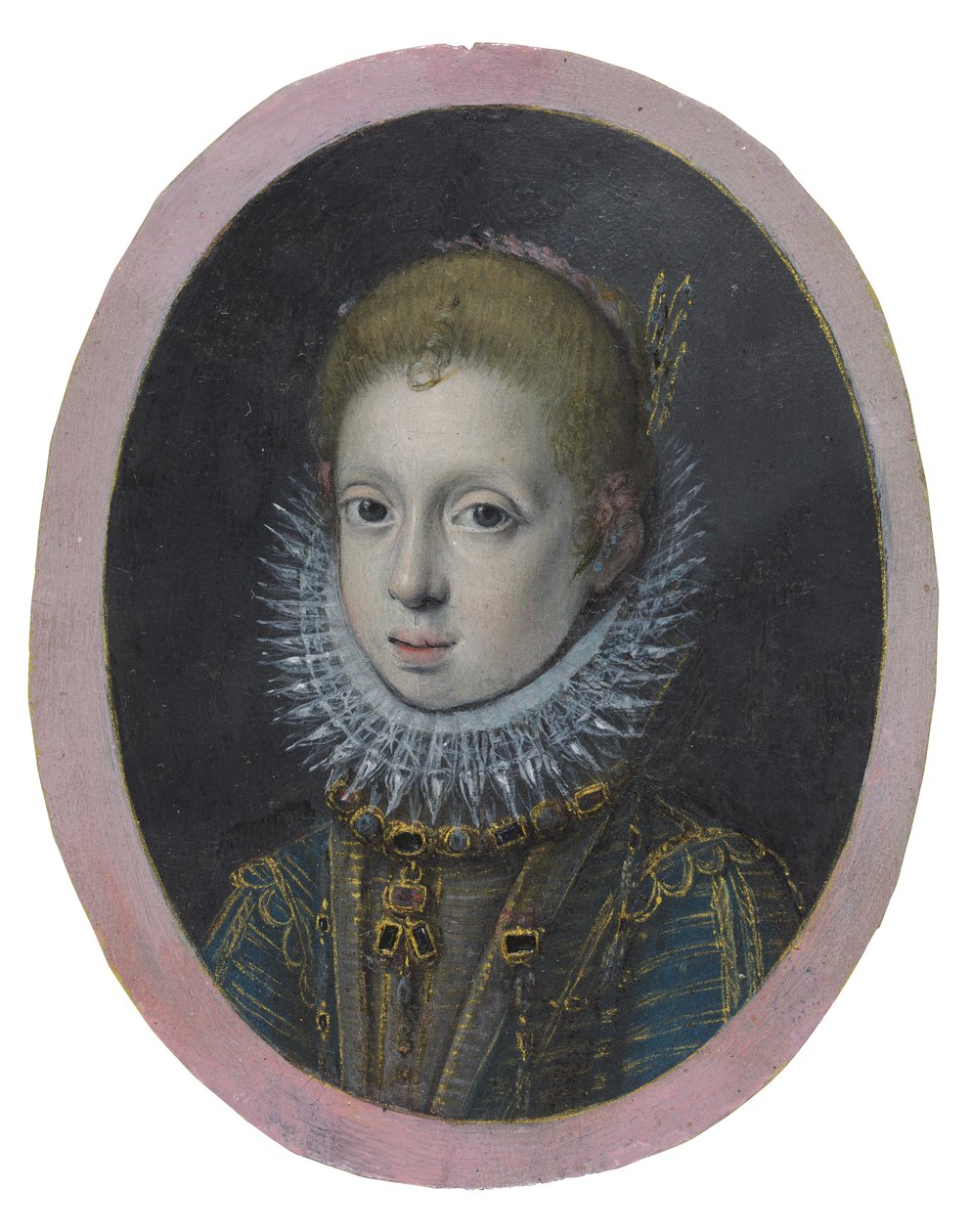 Portret van een meisje uit een adellijke familie, c.1532-1625 (aquarel  lichaamskleur) door Sofonisba Anguissola