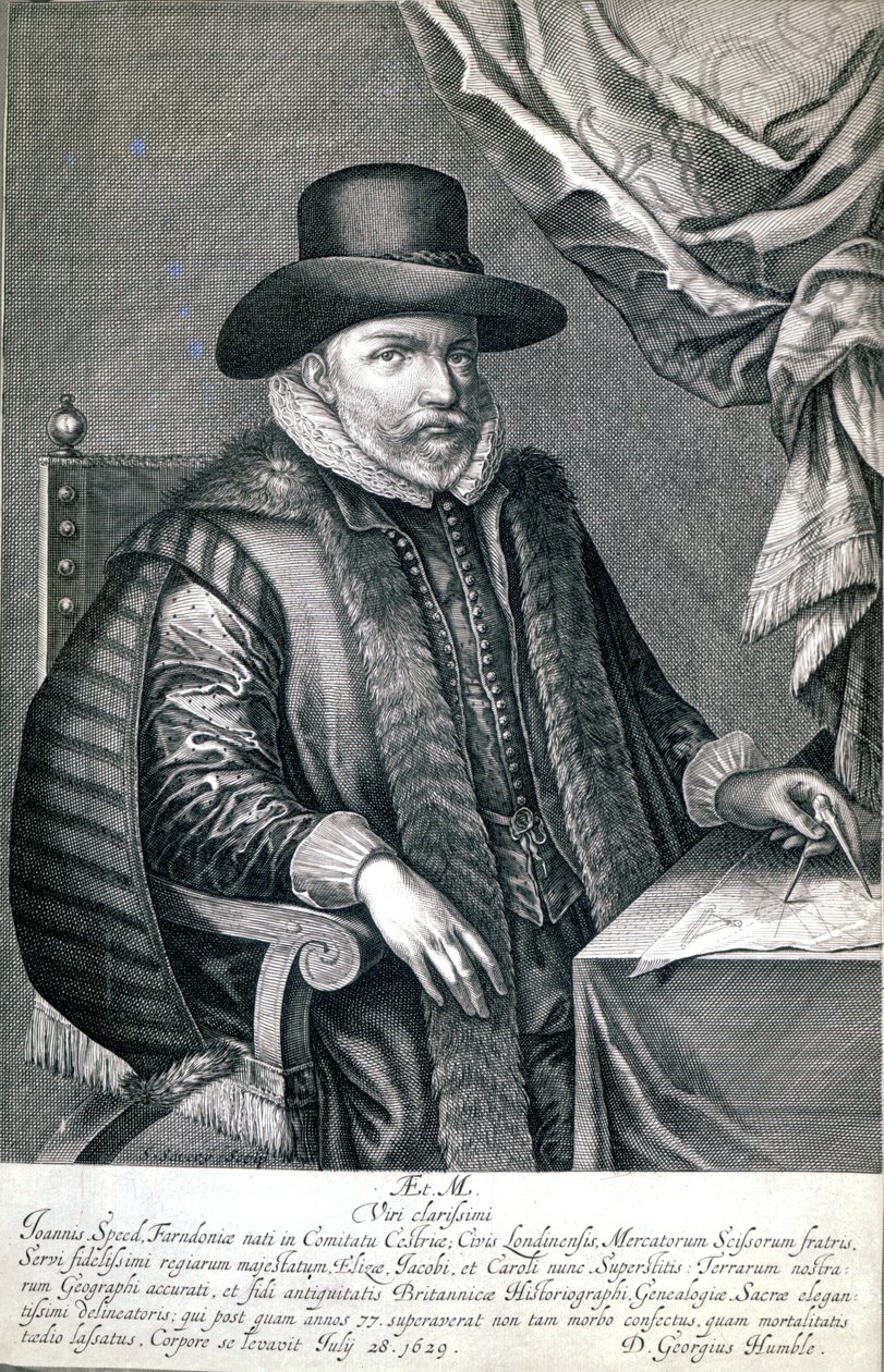 John Speed, uitgegeven door George Humble, 1632 door Solomon Savery