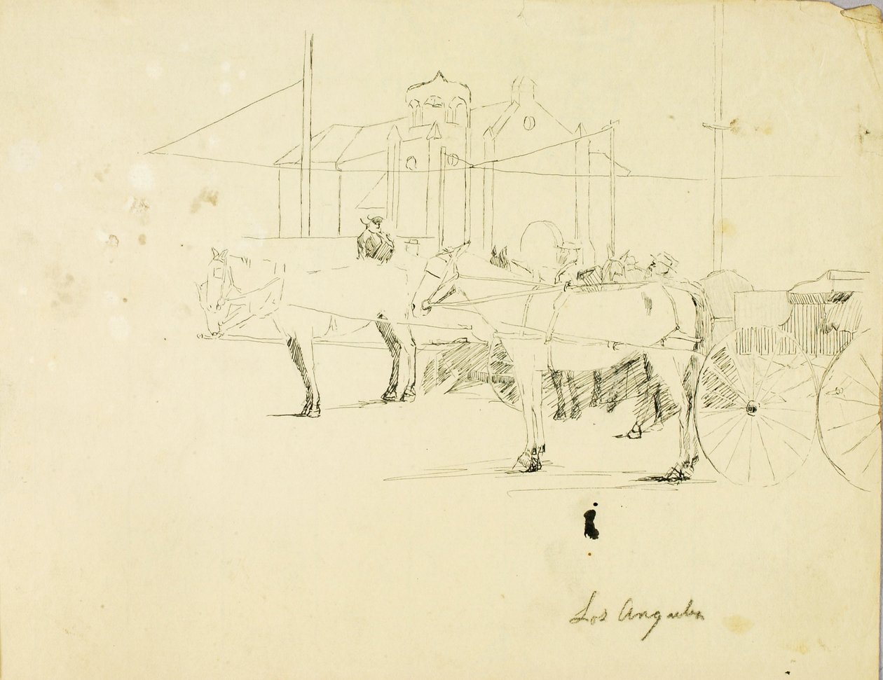 Los Angeles door Solon H. Borglum