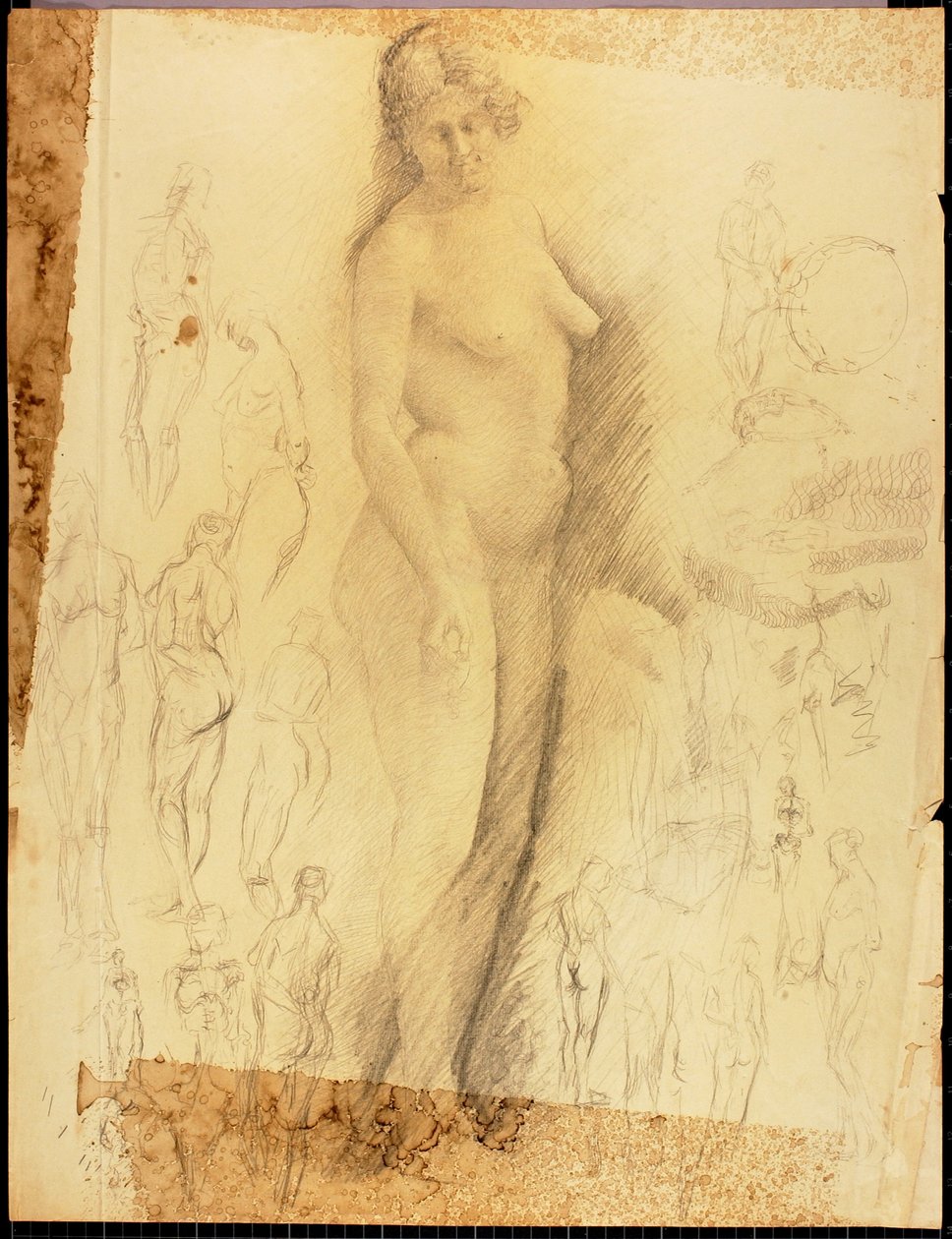 Naakt door Solon H. Borglum