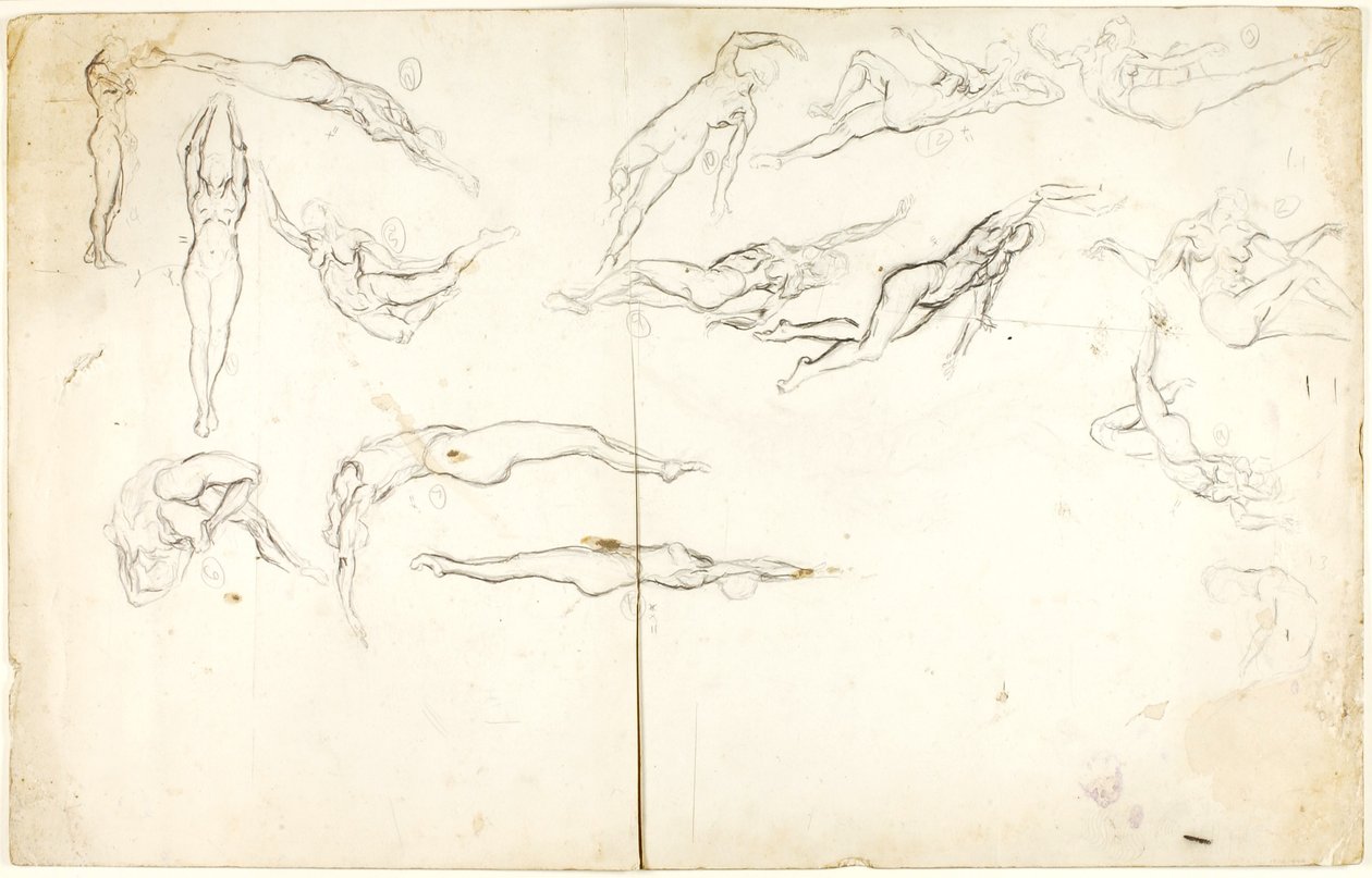 Naaktstudies, Bell door Solon H. Borglum