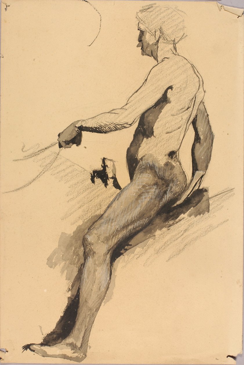 Studie voor ruitermonument (Gen. John B. Gordon) door Solon H. Borglum