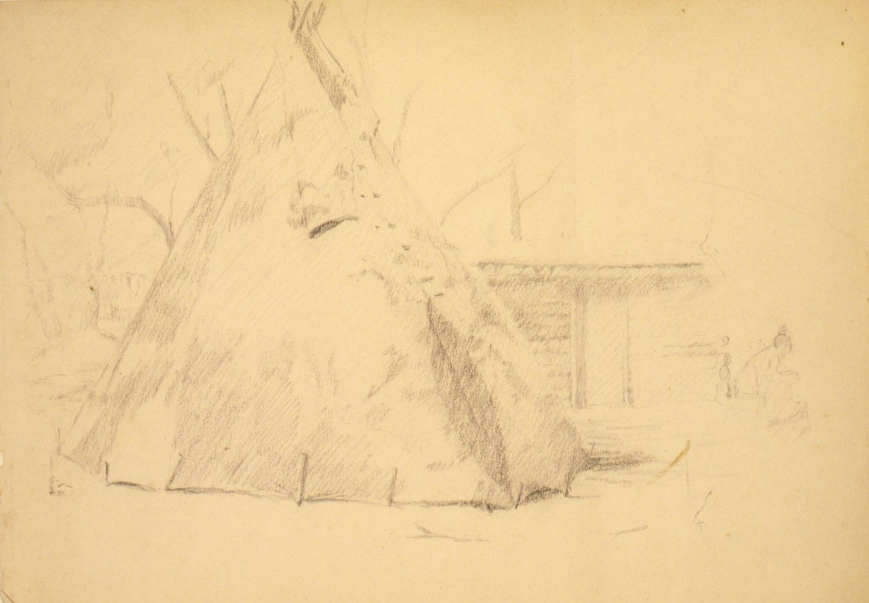Teepee door Solon H. Borglum