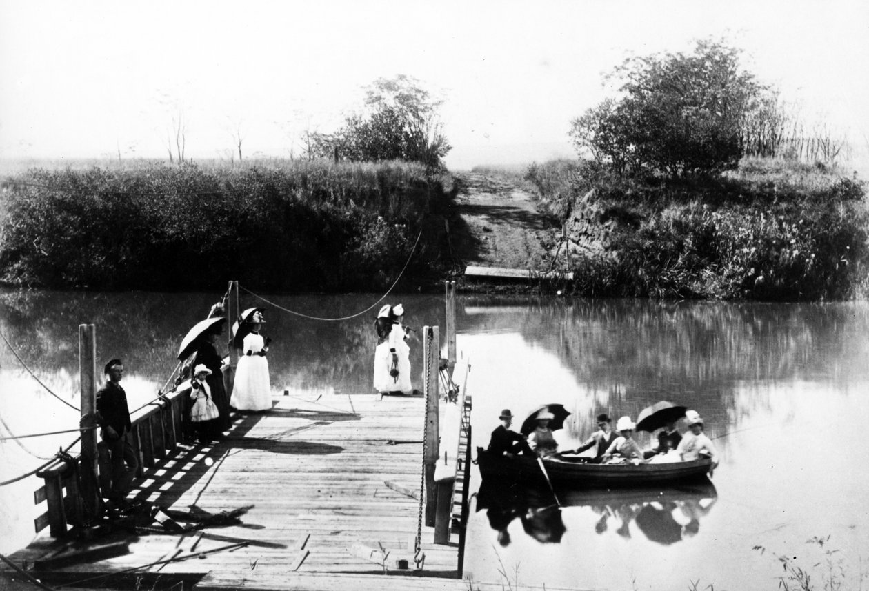 Bains Drift, Kolonie van Natal, ca. 1895 door South African Photographer