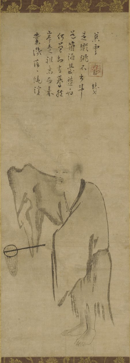 Meester Clam vangt een garnaal, midden 13e eeuw door Southern Song Dynasty Chinese School