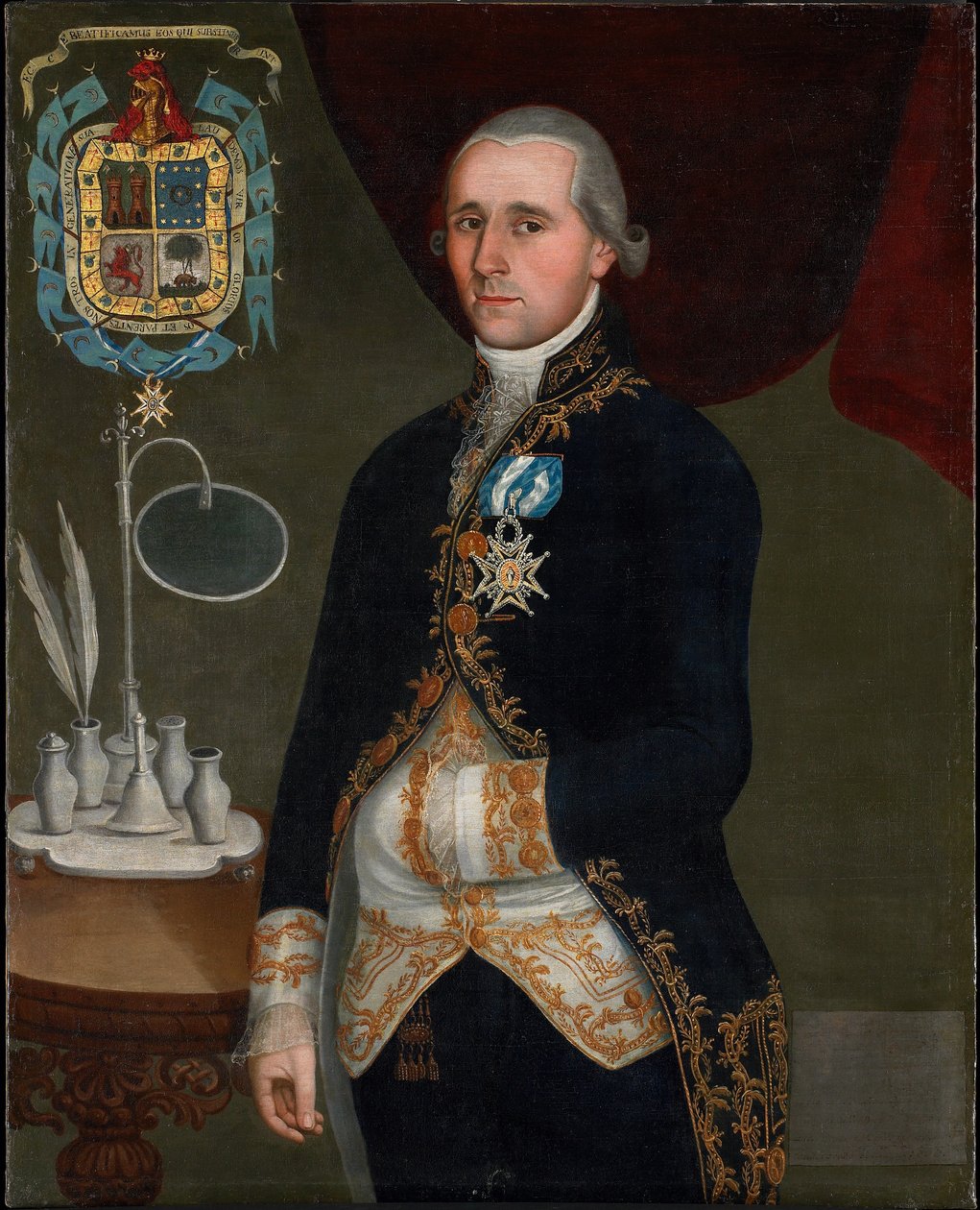 Portret van de Duque de Agrada, c.1805 door Spanish School