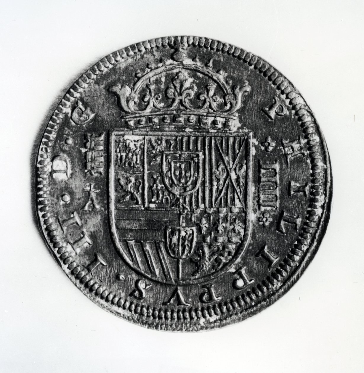 4 Reales munt uit het bewind van Filips III (zilver) door Spanish School