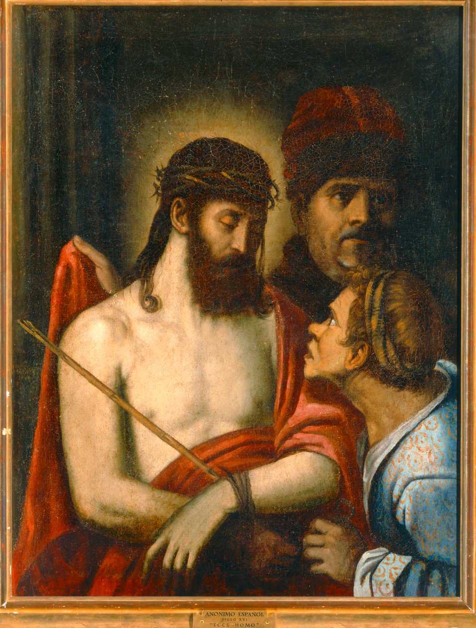 Ecce Homo, kopie naar Titiaan (schilderij) door Spanish School