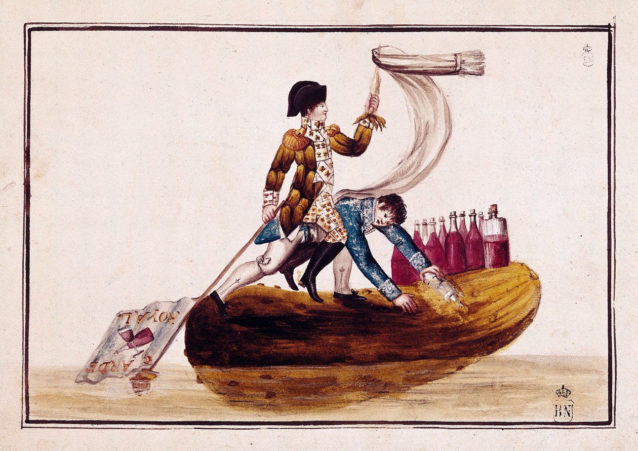 Verdrijving van Joseph Bonaparte (1768-1844) na de nederlaag van Vitoria in Spanje door Spanish School