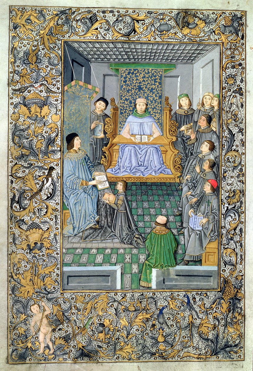 Frontispice van Antonio de Nebrijas (1444-1522) Gramatica door Spanish School