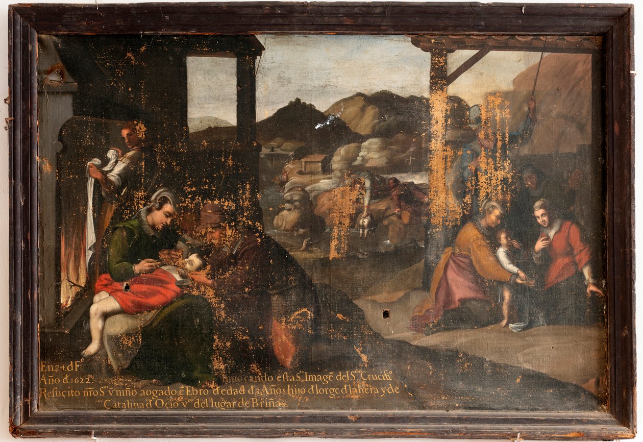 Hermitage (Ermita de Nuestra Señora de Belén). Interieur. door Spanish School