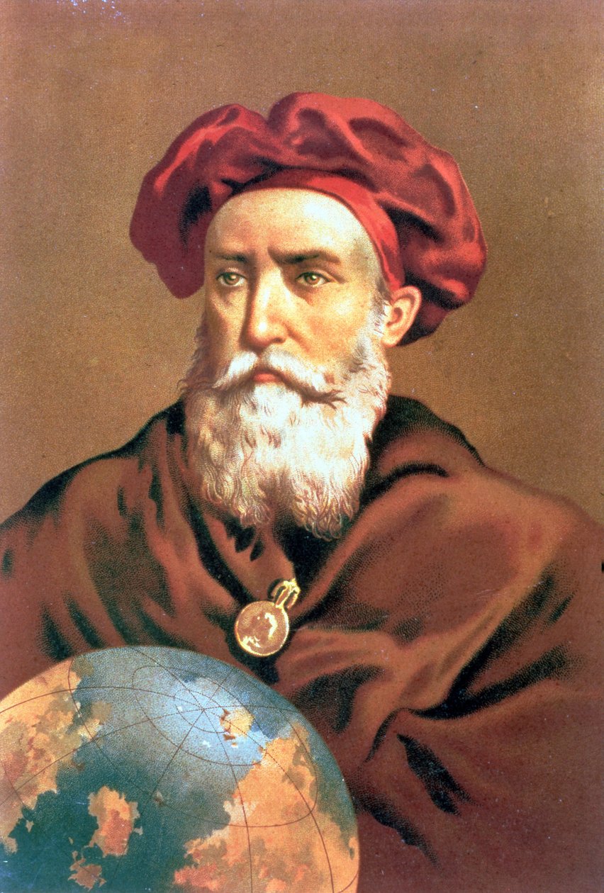 Vasco da Gama (c.1469-1525) Portugese navigator door Spanish School