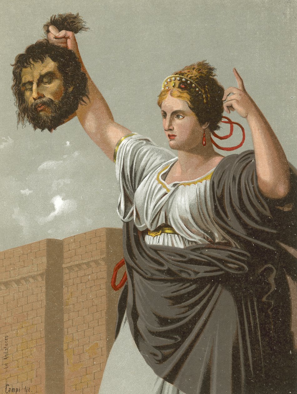 Judith met het hoofd van Holofernes door Spanish School