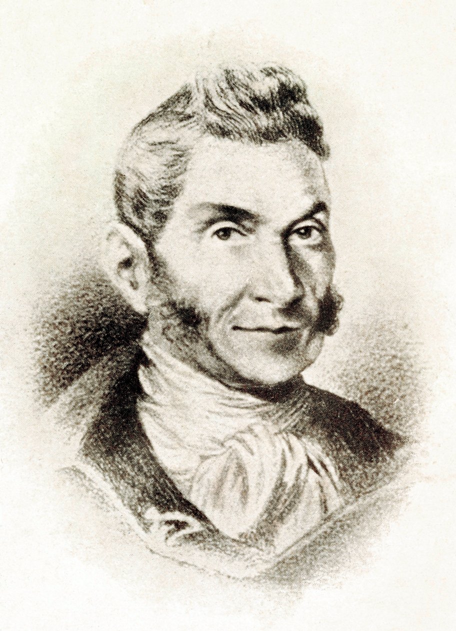 Portret van Bartolome Jose Gallardo Blanco (1776-1852), Spaanse intellectueel, 19e eeuw (lithografie) door Spanish School