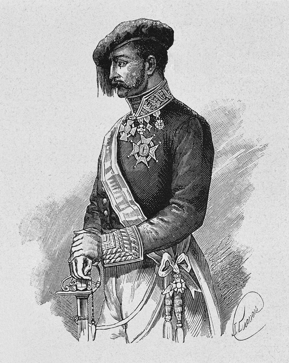 Portret van Carlistengeneraal Tomas Zumalacarregui (1788-1835) door Spanish School
