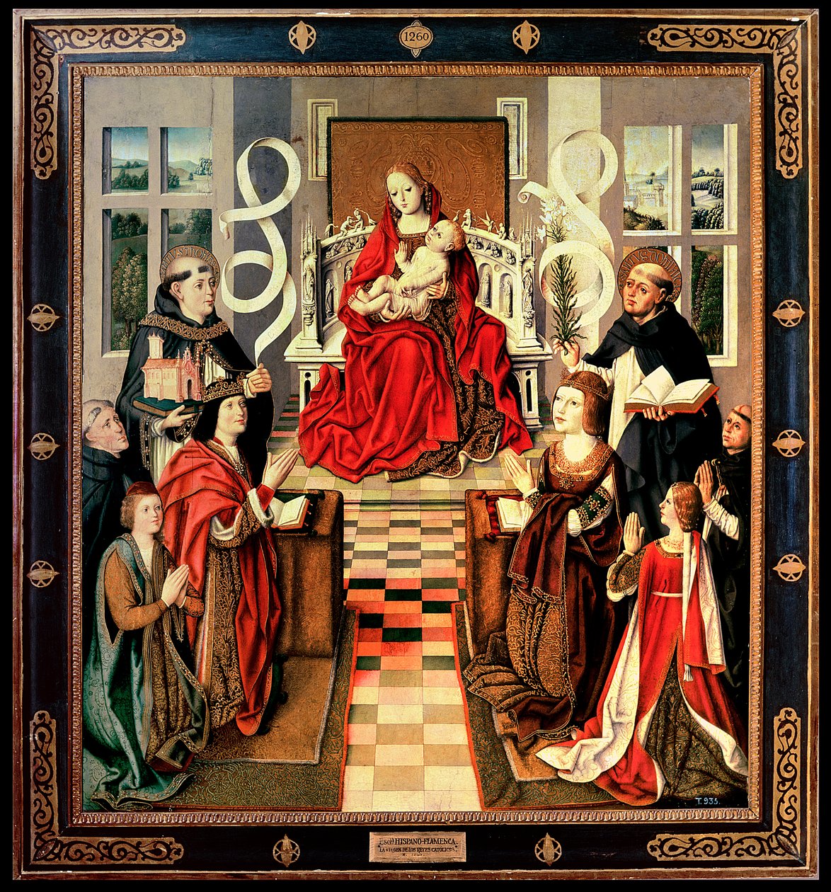 De Maagd van de Katholieke Koningen, c.1490 door Spanish School