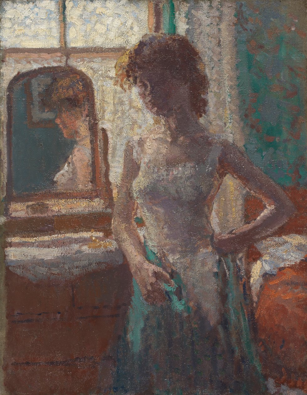 De Groene Jurk, 1908-09 door Spencer Frederick Gore