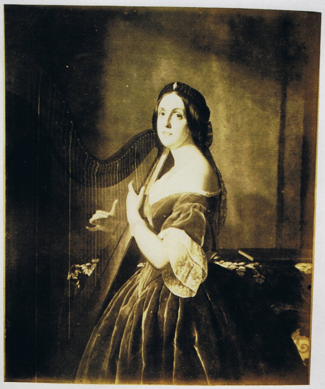 Henrietta Emma Helena de Salis (ca 1860) door Spiridone Giambardella door Spiridione Gambardella