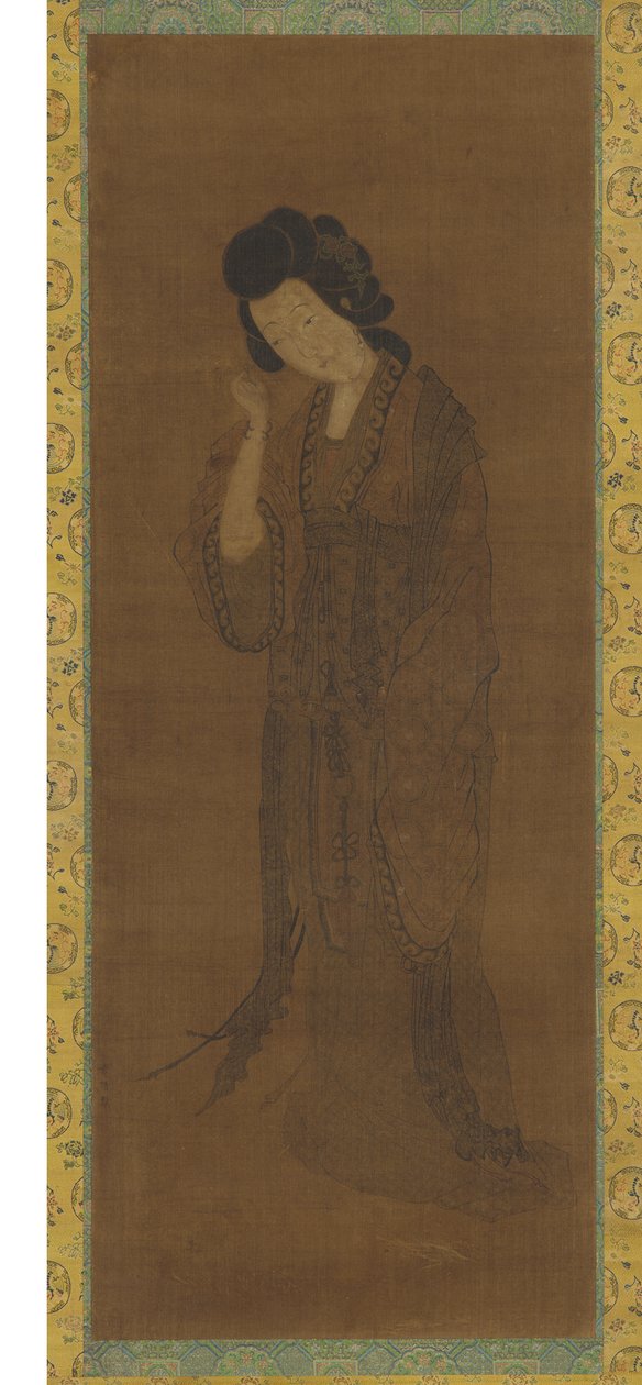 De Staande Figuur van een Vrouw door Spurious signature of Yuan Qian