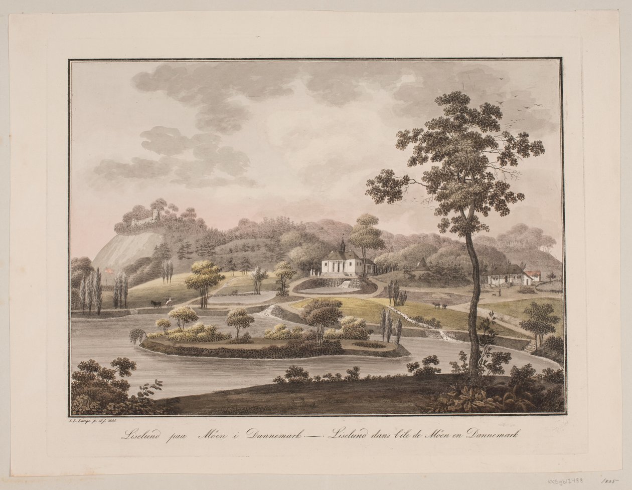 Liselund op Møn in Denemarken door Søren L. Lange