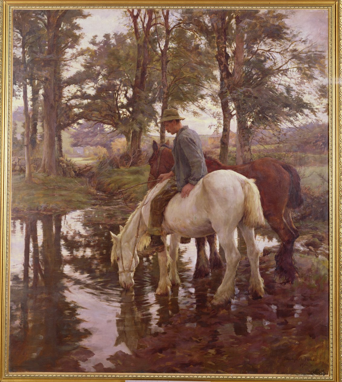 De Drinkplaats door Stanhope Alexander Forbes