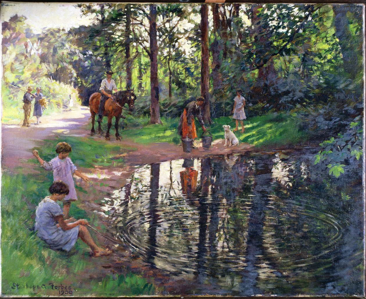 De Vijver door Stanhope Alexander Forbes