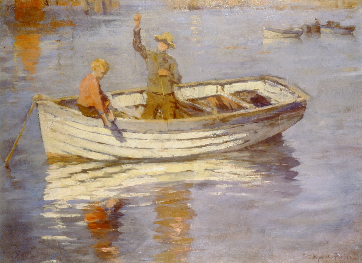 De Jonge Vissers door Stanhope Alexander Forbes