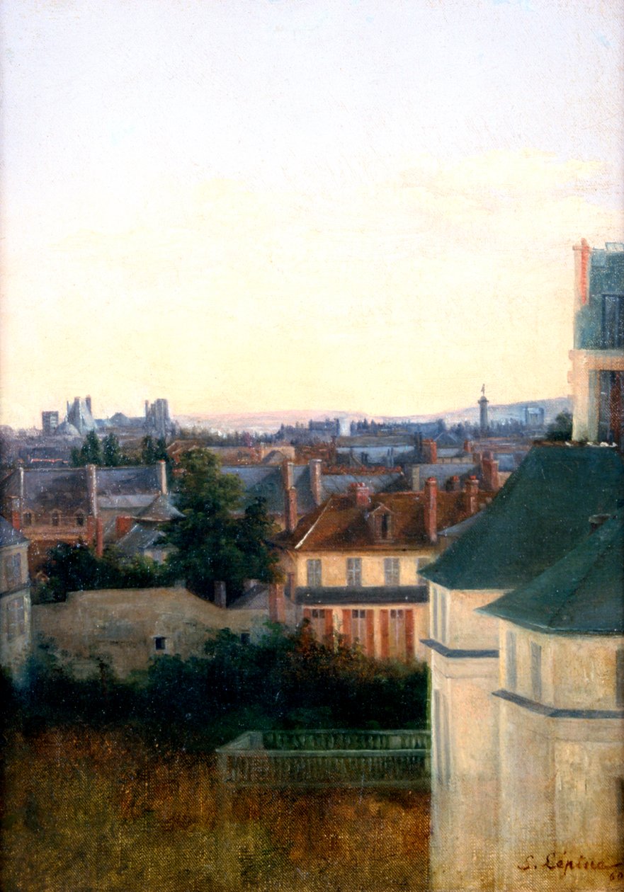 Landschap met een Brug door Stanislas Lepine