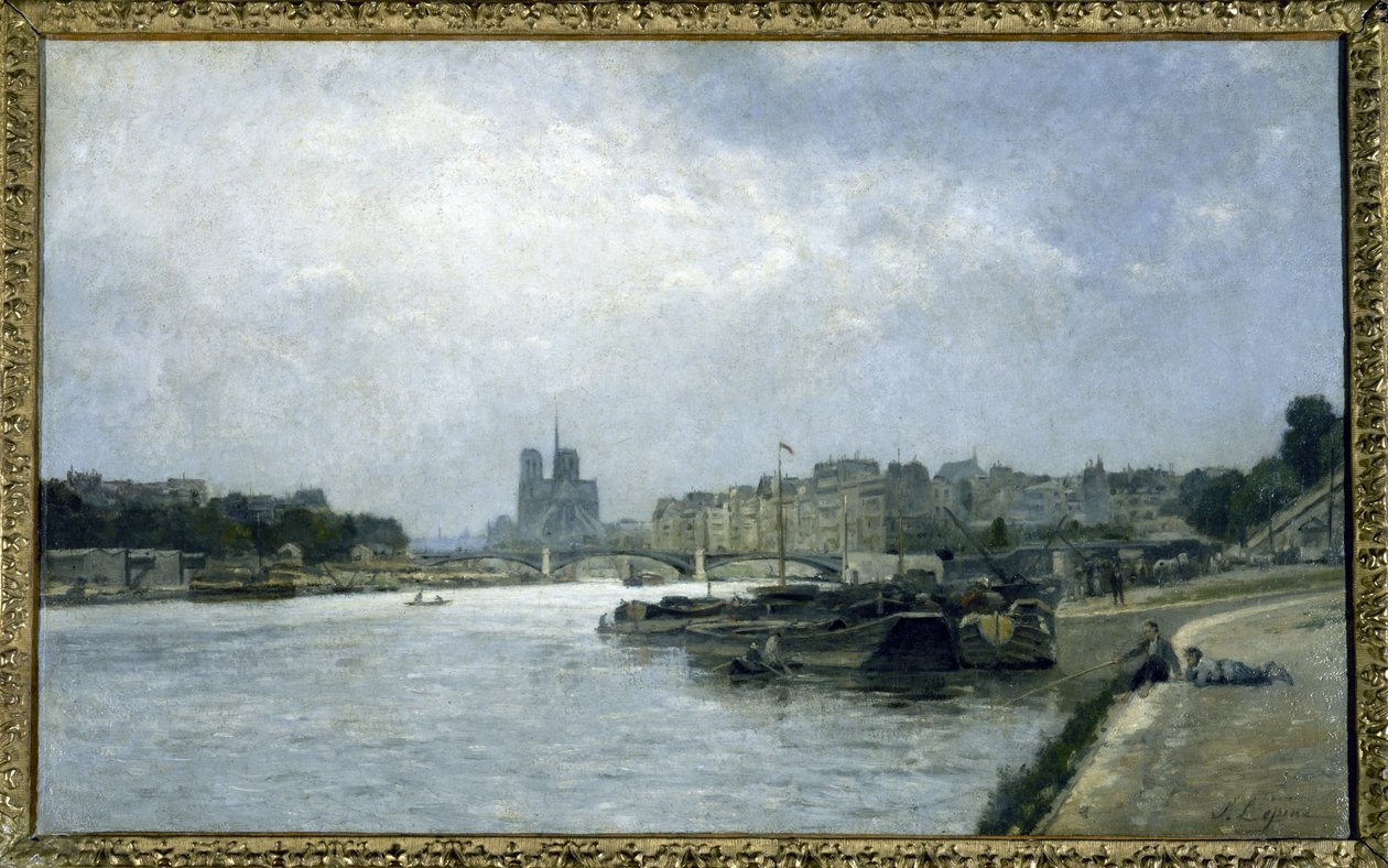 Het Île de la Cité en het Île Saint-Louis, gezien vanaf de Pont d