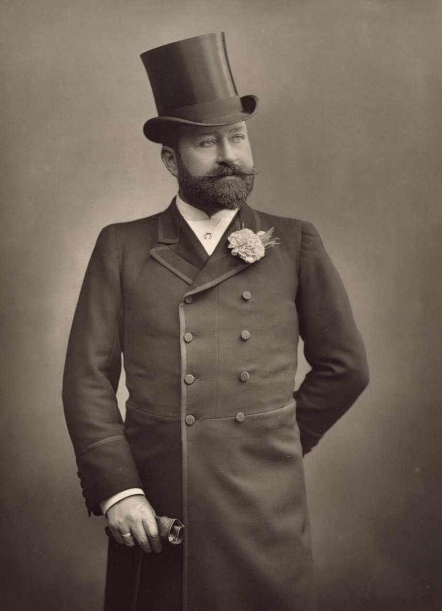 George Robert Sims (1847-1922), journalist en toneelschrijver, portretfoto door Stanislaus Walery