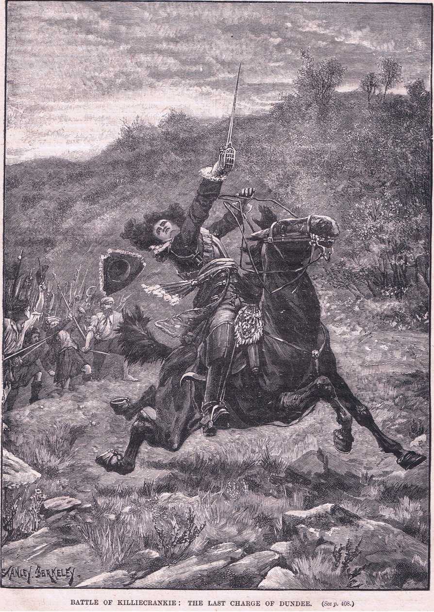 Slag bij Killiecrankie: De laatste aanval van Dundee AD 1689 door Stanley Berkeley